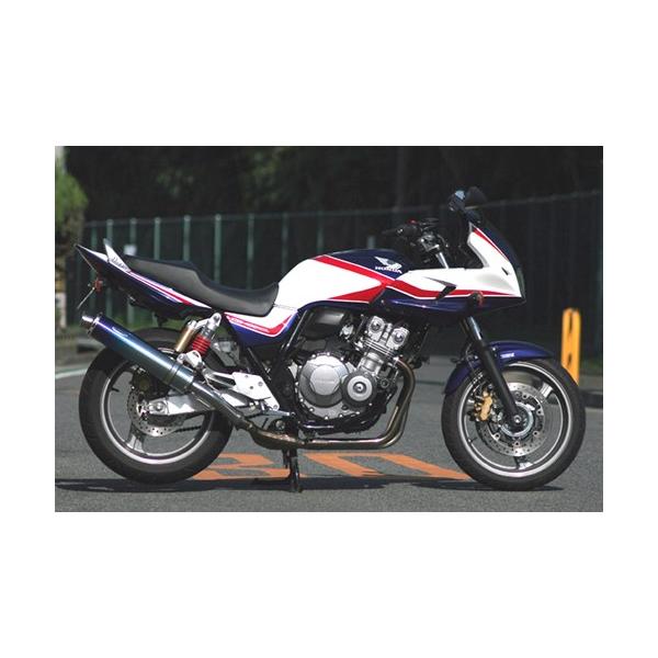 Realize (リアライズ) ホンダ CB400SF-REVO (EBL-NC42) 2008年?2016年モデル対応 バイクマフラー Aria アリア チタン カールタイプ (TypeC) マフラー 触媒付き