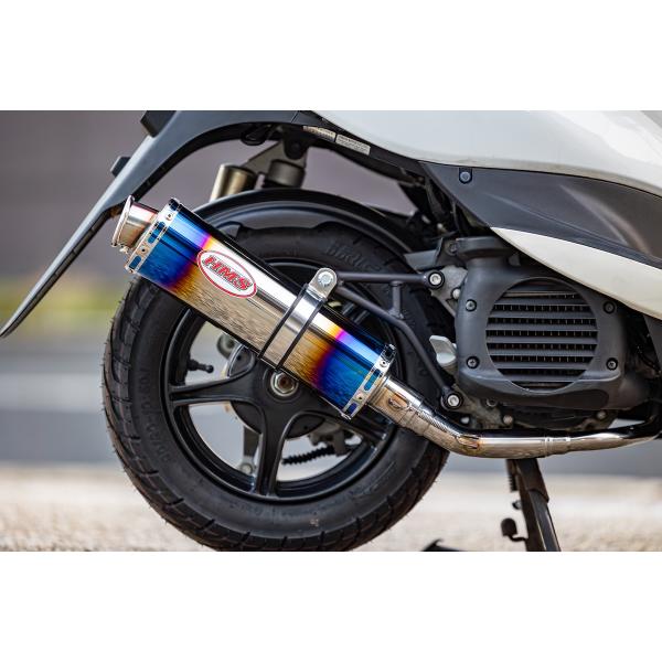 ヤマハ ジョグ / 【国内生産】 ジョグ ZR JBH-SA36J  JBH-SA39J   HMS製 B2Xマフラー ブルーグラデーションサイレンサー  ステンレス  パーツ カスタム JOG