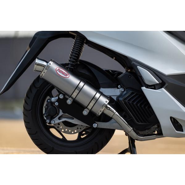 【国内メーカー HMS製】ホンダ PCX125 （2BJ-JK05 8BJ-JK05） PCX160 （2BK-KF47 8BJ-KF47） MARK4 マフラー ソリッドチタン サイレンサー  カスタム パーツ