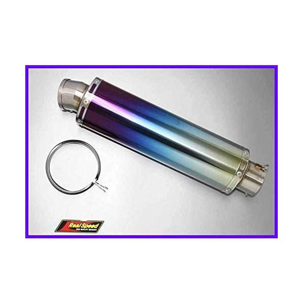 未使用 汎用チタンサイレンサー 100×340mm 50.8φ差し込み カスタム luvias_rsp-tibl100340508