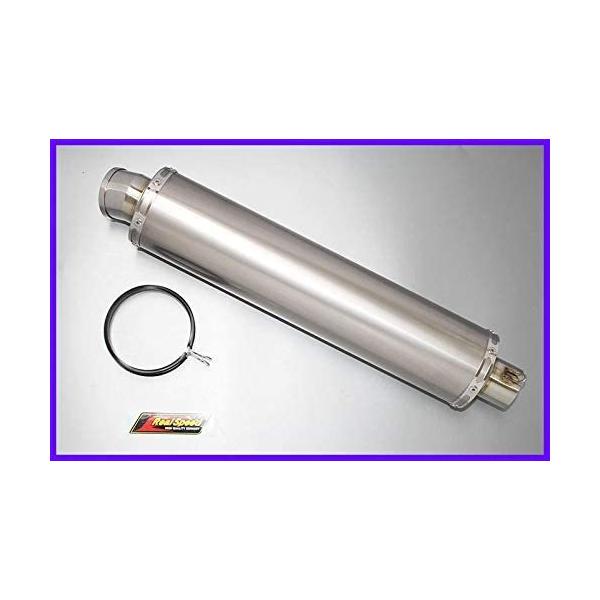 未使用 汎用チタンサイレンサー 100×340mm 50.8φ差し込み カスタム 27df689ea570327a450b9cb4063895