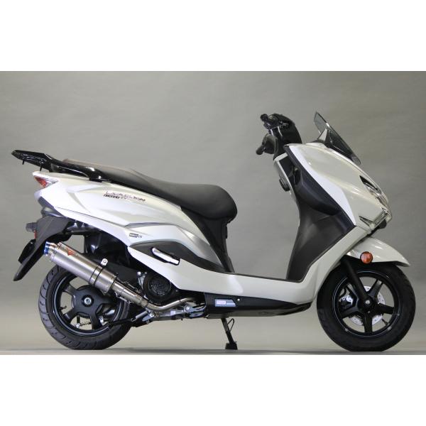 バーグマンストリート125EX バイクマフラー 8BJ-EA23M デュラ チタンソリッド マフラー シルバー カスタム パーツ バイク用 Valiente バリエンテ スズキ