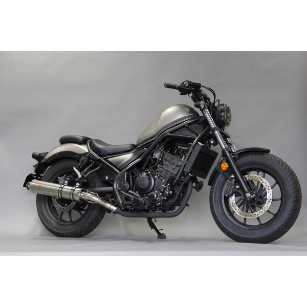 アールズギア　スナップオンマフラー　レブル250用　MC49 楽天市場】レブル250 23年式～ Rebel 8BK-MC49 スリップオン