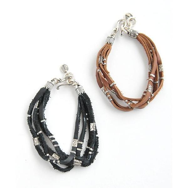 話題の行列 チャンルー メンズ レザーブレスレット シルバービーズ Bsm 1612 チャンルー Luu Chan ブレスレット メンズアクセサリー Epiceventsdoral Com