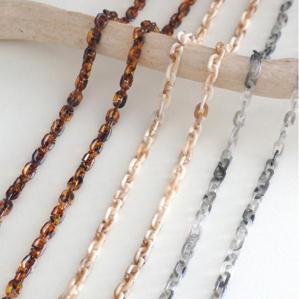 ♪❤️ 猫　ねこ　べっこう　ハート　パール　マスクチェーン　メガネチェーン ♪❤️ 猫ねこべっこうハートパールマスクチェーンメガネチェーン