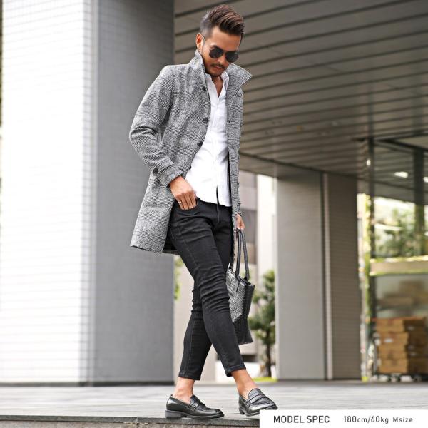 イタリアンカラー コート メンズ メルトン ウール Bitter ビター系 総柄メルトンウールイタリアンカラーコート ロングコート ロング 秋 冬 アウター 大人 Buyee Buyee 日本の通販商品 オークションの代理入札 代理購入