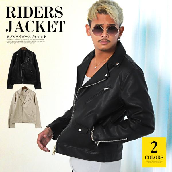 ダブルライダースジャケット BIKERS LEATHER ROOP TOKYO ジャケット ライダースジャケット ダブルライダース