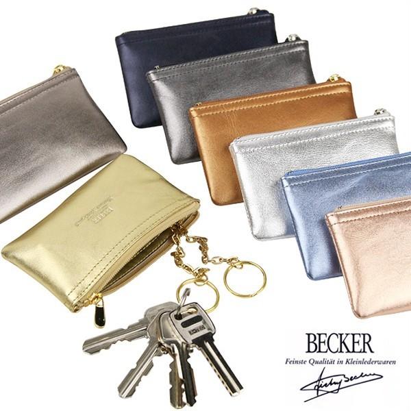キーケース アウトレット チェーン リング付き メタリック 牛革 Becker ベッカー ドイツ製 m 財布の通販 Luxe 通販 Yahoo ショッピング