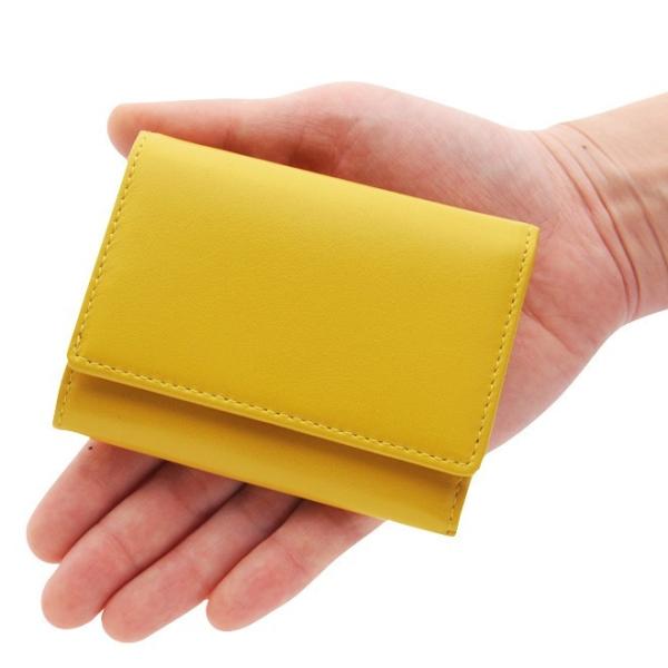 極小財布 スムース 型小銭入れ ベーシック 日本製 牛革 三つ折り 日本製 ファッション ベッカー レディース 小さい ミニ財布 レディース Becker メンズ 本革 550smoth 財布の通販 Luxe