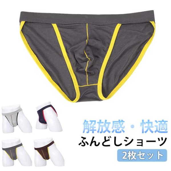 男性用 褌 下着 ふんどし 2枚組 メンズ 締め付けない ふんどしパンツ ショーツ 蒸れない レディース 女性用 トランクス 快適 男性下着 アンダー