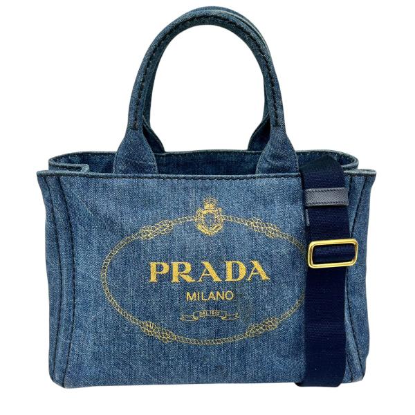 PRADA（プラダ） 【最終価格】PRADA カナパ 2way トートバッグ デニム