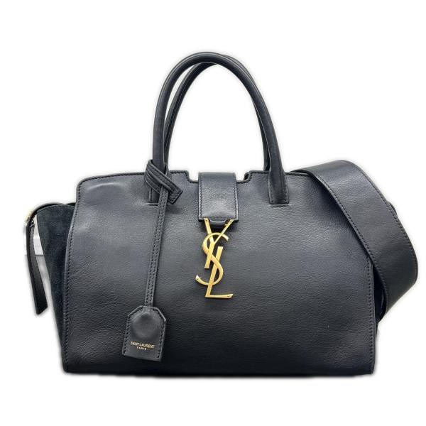 サンローランパリ ダウンタウンカバス レザー 2WAYハンドバッグ SAINT LAURENT PARIS サンローランパリ ダウンタウン カバス ベイビー