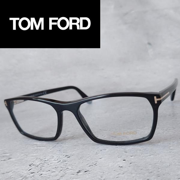 TOM FORD EYEWEAR メガネ トムフォード スクエア ブラック ゴールド