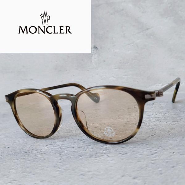 MONCLER（モンクレール） メガネ ラウンド ハバナ 新品 めがね 眼鏡