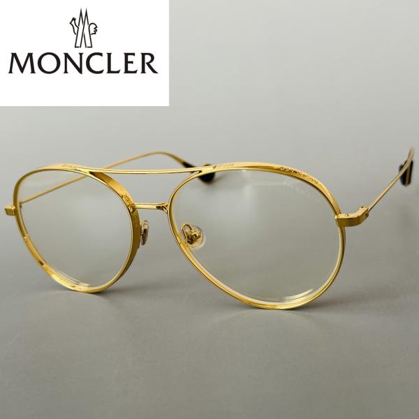 新品 モンクレール MONCLER 眼鏡フレーム ティアドロップ ツーブリッジ メガネ モンクレール MONCLER ラウンド ツーブリッジ 新品 ティア