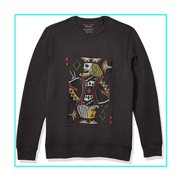 Lucky Brand メンズ キングカード クルーネック プルオーバー Xx Large メーカー直売 Us ブラック カラー サイズ スウェットシャツ