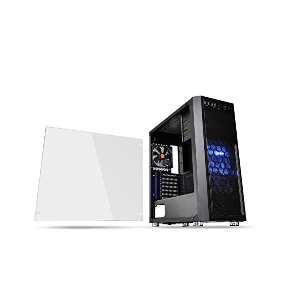 他サイト： Thermaltake Versa H26 Black /w casefan ミドルタワー型PCケース ブラックモデル CS7070 CA-1Jの商品画像