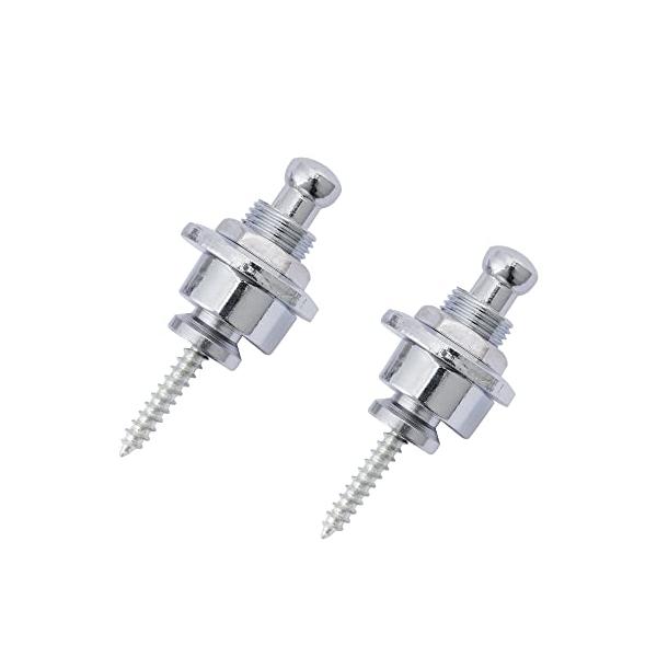 Musiclily ギター ストラップロック ピン Security Strap Locks エレキ