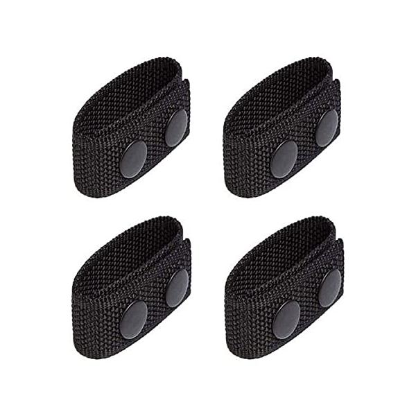 ブラック/-/-・商品詳細 (1)セット内容：４個セット(2)カラー：ブラック(3) 対応ベルト幅：最大5.7cm（5cm程度のベルトが最適です）。・プレミアム素材耐摩耗性に優れたナイロン素材、 デューティーギアキーパーは、スレや摩擦に強い...
