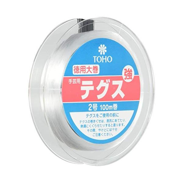 他サイト： TOHO テグス 太さ約0.23mm×約100m巻 強 2号 スキ 6-100-12の商品画像
