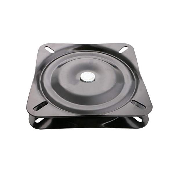 ブラック/-/-・Color:ブラック・パッケージ個数:1・360度回転できる回転盤：オフィスチェアやデスクチェアなど、座面が360度回転する椅子に使われている6.5インチの回転盤です。使っている椅子の回転がガタついたり回らなくなったりして...