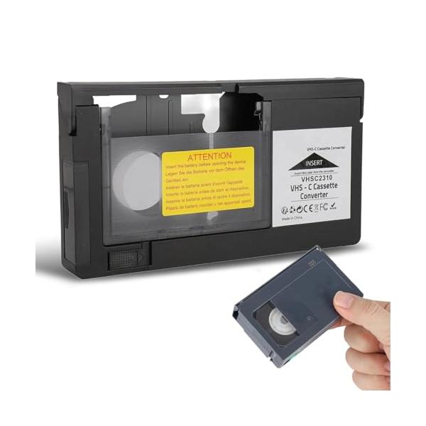 -/-/Cuifatie6pnvyu4am・再生および録画機能: ビデオカメラ アダプターを使用すると、標準のビデオ プレーヤー レコーダーを使用して大切な VHS-C テープを再生または録画できるため、古い映像にアクセスする複数の方法が提...