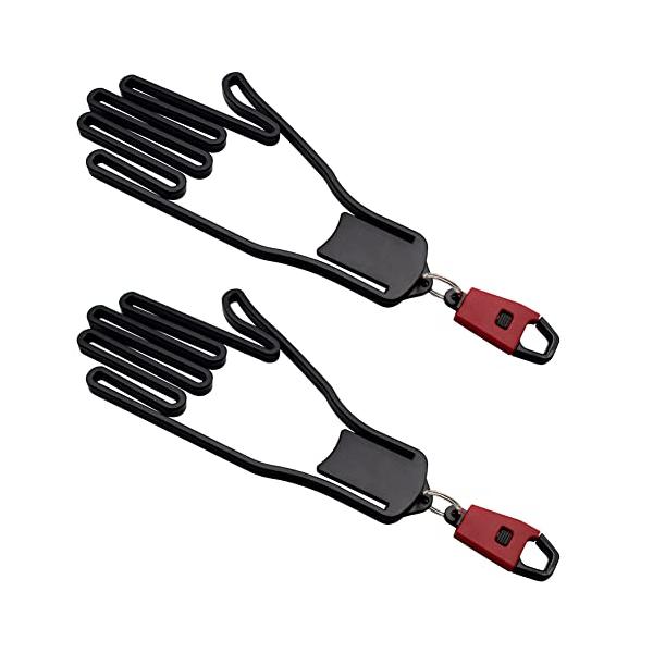 他サイト： Athvcht ゴルフグローブ ハンガー 2個セット グローブハンガー キャディーバッグ 取付 ホルダー 手袋 ハンガー 乾燥 型崩れ防止 男女の商品画像