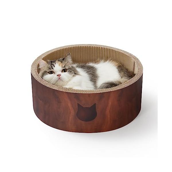 b ダークブラウン/b サークルM/4580471867457・Color:b ダークブラウンSize:b サークルM・パッケージ個数:1・寝てよし、研いでよし・丸まれる絶妙なフィット感・爪とぎはもちろん、くつろぎベッドとしての使用も可能・...