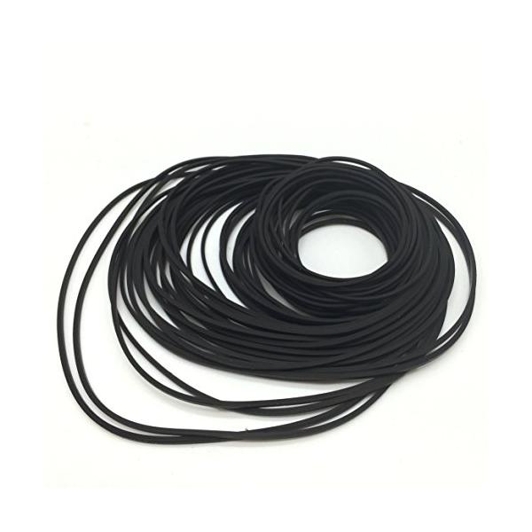 ・ブラック  ・汎用 修理/交換用 ゴムベルト 複数サイズのセット商品です。・ラジカセ、オーディオ機器、ウォークマン、オープンリール、CD、MD、VHSデッキ、ビデオ、レーザーディスクプレーヤー等の修理にどうぞ。・ソニーSONY、A&amp...