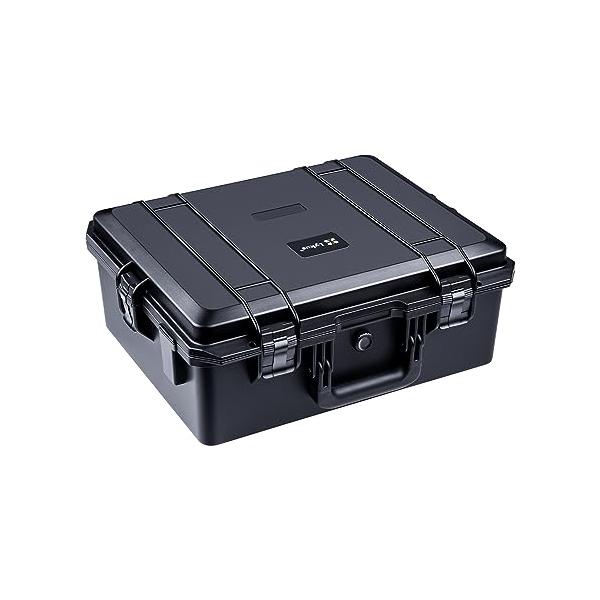 Lykus HC-5020 防水ハードケース 格子状カットスポンジが内蔵 内寸