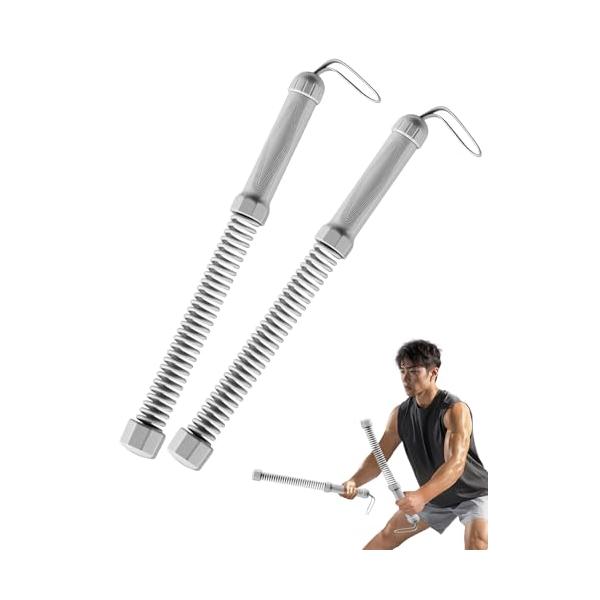 グレー/入?モデル/-・Size:入?モデルColor:グレー・フィットネスツール筋トレ、筋肉増強、格闘技など、さまざまなエクササイズに最適なこれらのロープは、ダイナミックな動きでフィットネスルーチンをアップグレードします。・強化グリップハ...