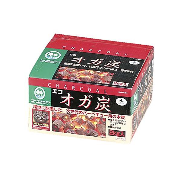 他サイト： キャプテンスタッグCAPTAIN STAG エコオガ炭 2kg入 M-6734の商品画像