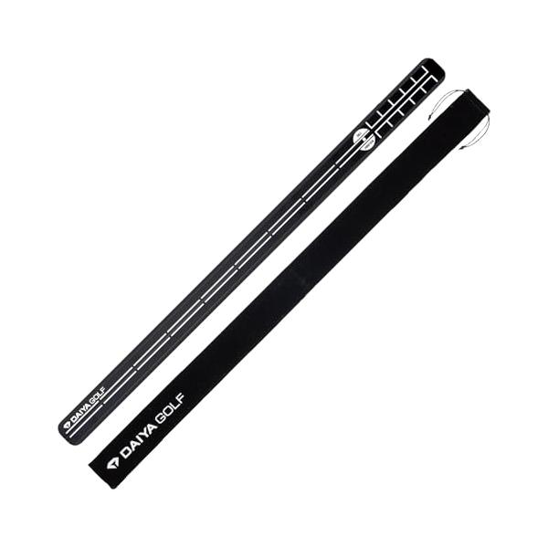 2_パットチェッカーロング長さ1mブラック/ロング/TR-5012・Style:2_パットチェッカーロング長さ1mPatternName:単品・パッケージ個数:1・長さ1mのパットチェックでパターの癖が分かり、まっすぐ打ち出すことを練習でき...