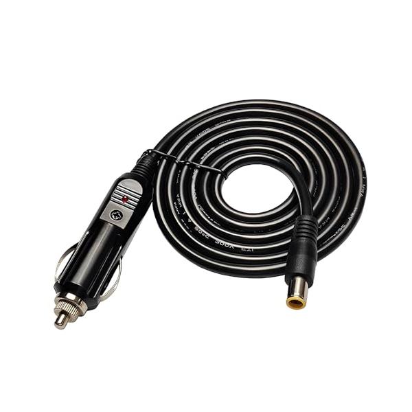 高品質の銅ケーブルこのDC7909オスシガレットライターケーブルは、全て銅製であり、優れた導電性を提供します。17AWGの仕様により、柔軟性と耐久性が高く、様々な使用シーンで信頼性があります。長さは1.5mで、適切な距離で接続できるため、車...