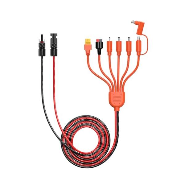 7in1/7in1/Cable-7IN1-US・Color:7in1・商品仕様ケーブルの長さ：110cm 出力ポート：DC7.9*0.9mm、DC6.5*3.0mm、DC5.5*2.1mm、DC3.5*1.35mm、DC8.0*2.0mm、...