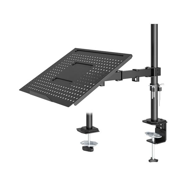 回転-/17インチノートパソコンまで/13-32インチモニター対応/RBMDM00LT・Size:17インチノートパソコンまで/13-32インチモニター対応・ノートパソコンとモニター両用 このノートパソコンアームは352x296mmのテーブ...