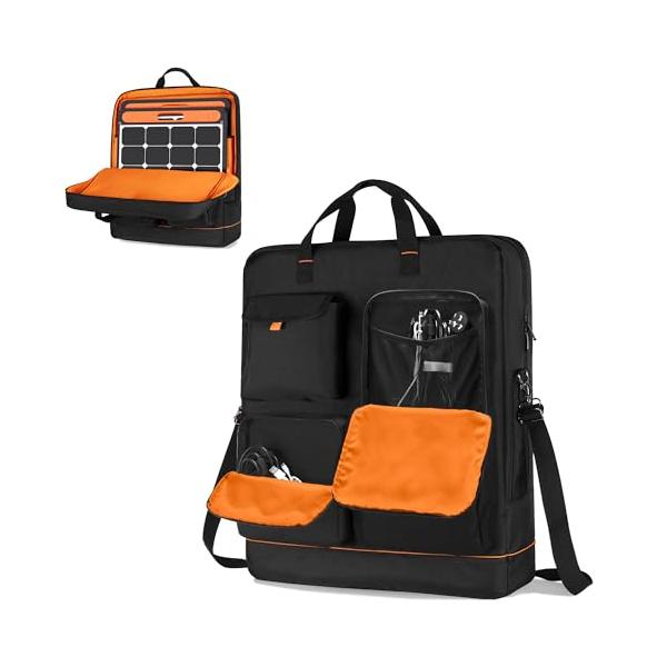 ブラック/-/JPGMH04301・パッケージ個数:1・サイズ：55.9CM×64.8CM×11.4CM。このソーラーパネルバッグは、Jackery* SolarSaga 60/100/200、JVC* SP68/100、Togo* Pow...