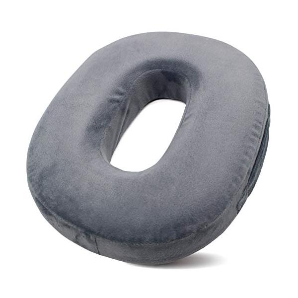 他サイト： Poco'ce掲載×助産師が推薦 円座クッション ドーナツクッション 産後 痔 高反発 グレーの商品画像