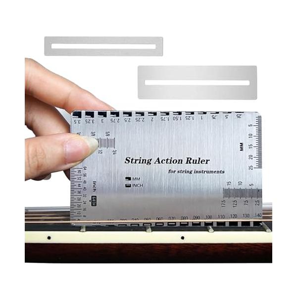 パッケージ個数:1・??セット内容フレット磨き* 2、弦高スケール* 1。 材質：金属。・??便利楽器メンテナンスのためにデザインされて、ギター愛好家に欠かせないアクセサリーで、メンテナンス作業の時間や労力を節約することができます。・??保...
