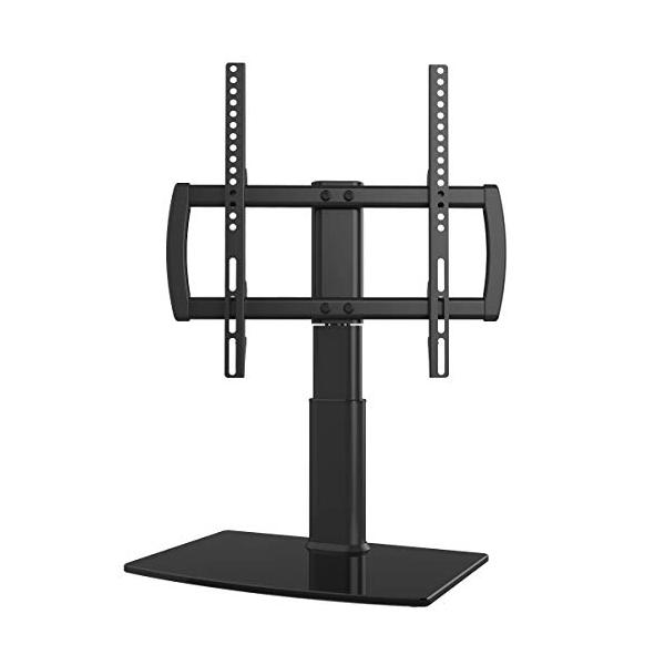 マウント付き小型テレビスタンド/27-55 TV/-・Size:27-55 TV・この卓上スイベルテレビスタンドは、堅い鋼の楕円形の管、スチールのブラケットのパネルと厚い強化ガラスベースで構成されています。 スタンドとベースの両方があなたの...