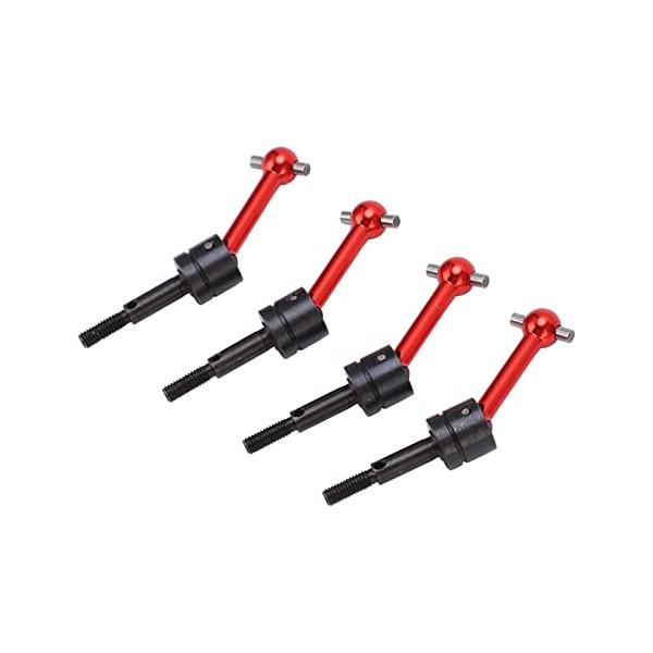 4個メタル RCドライブシャフトドライブシャフトスチール CVD 70mm