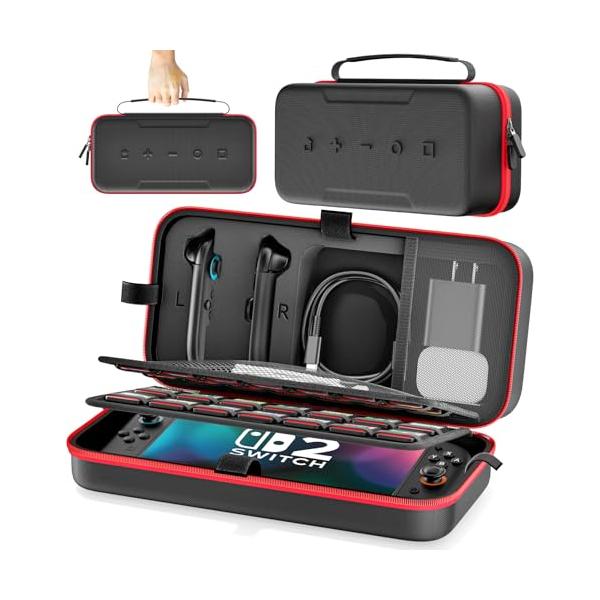 任天堂Switch 本体 スイッチ 持ち運び用ケース付き Switch 2/通常/有機ELモデル対応Switch ケース スイッチ バッグ 大容量