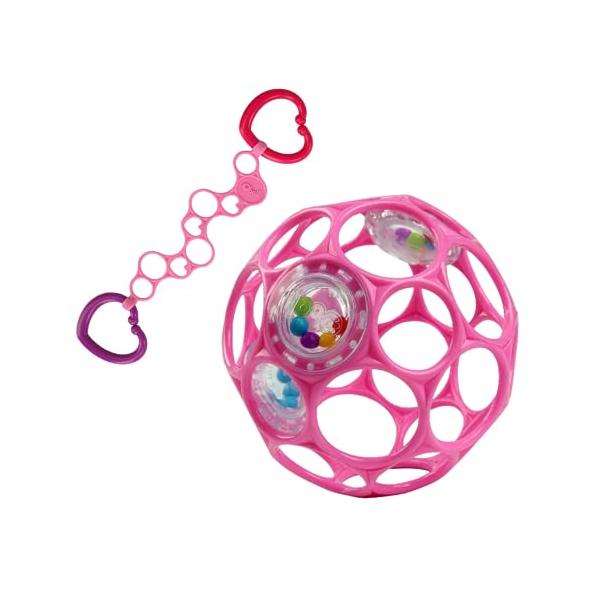 ピンク/-/17070・Color:ピンク・オーボールとオーリンクのセット・BPAフリーで、赤ちゃんがなめても安心です。・オーボールだけでなく、さまざまなおもちゃに連結させることができるので、お出かけ時に大活躍します。