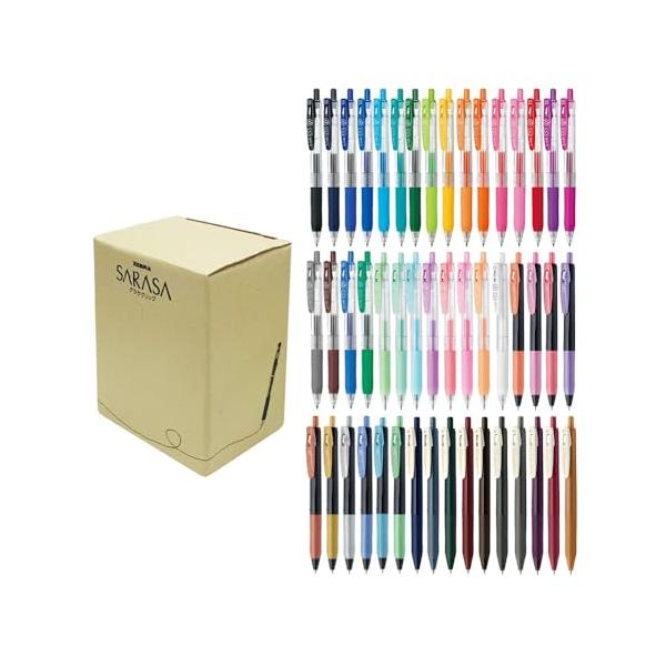 ゼブラ ジェルボールペン サラサクリップ 0.5mm 48色セット 専用