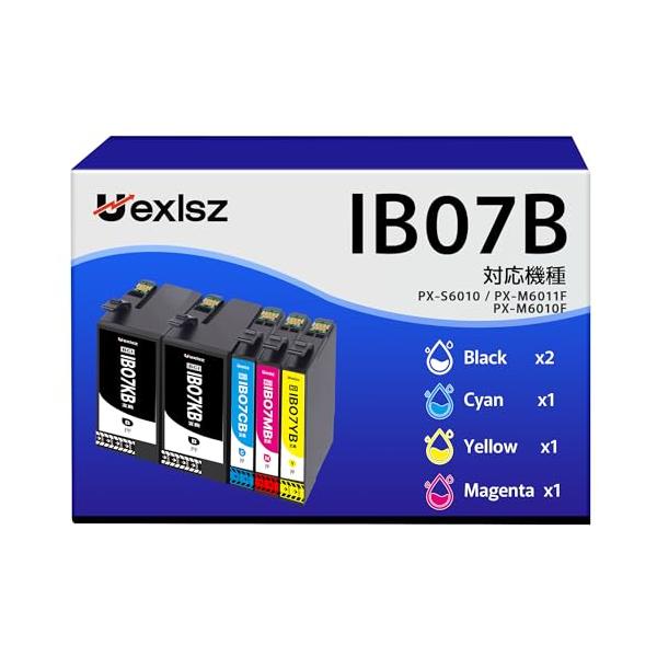 IB07CL4B IB07KB 4色セット+ブラック1本 合計5本セット KB*2/CB/MB/YB