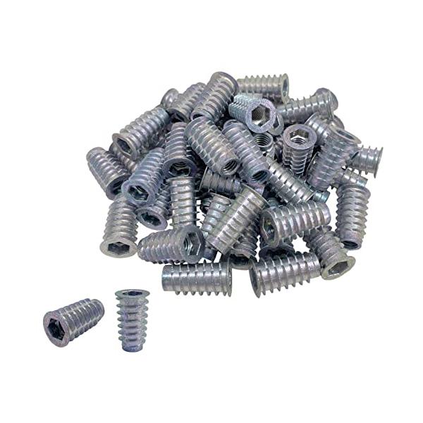 他サイト： ムラコシ精工 鬼目ナット Dタイプ 50個入り M8xL25 日本国内製造 シルバーの商品画像