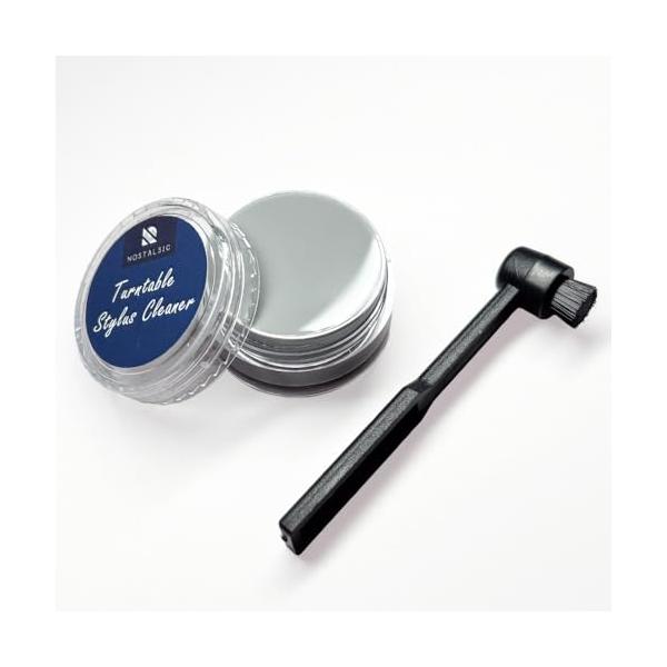 他サイト： NOSTALSIC スタイラスクリーナー レコード 針先 クリーナー ポリウレタンゲル＆カーボンブラシ 2種類セット 日本企業の商品画像