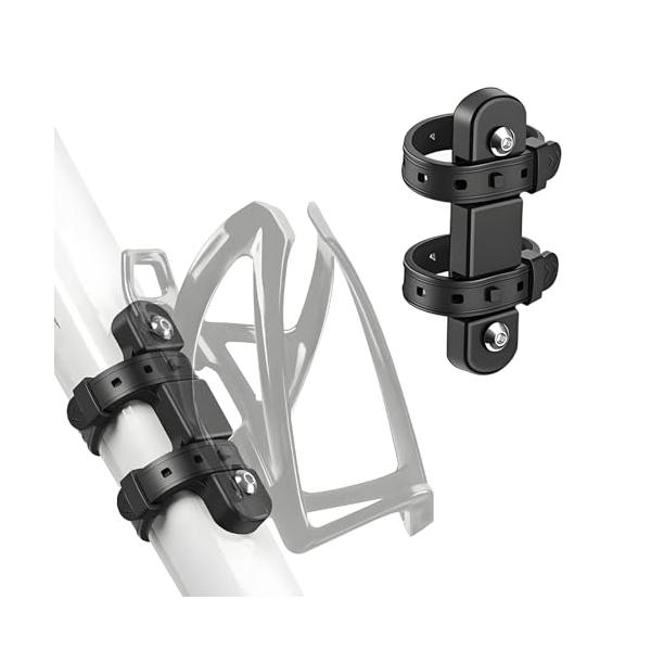 ブラック/-/-・Color:ブラック・超耐久性ボトルケージ アダプター シリコン素材で全体を被覆し、内部に強靭なスチールプレートを内蔵。振動や衝撃に強く、長期使用でも変形・破損しにくい構造で、安全かつ耐久性を両立。?・自在な調整機能複数の...