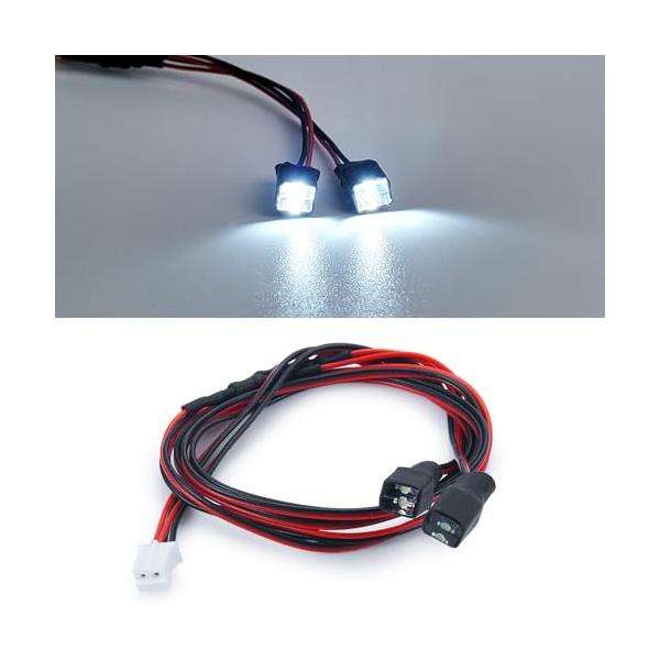 TRZX タミヤ1/14 RCトレーラートラックのアップグレードパーツ用RC LED