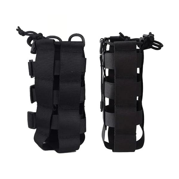 ブラック/-/-・1.高品質の高密度オックスフォード生地を使用しており、防水加工を施しており、汚れや水跡に強く、ボトルを清潔で乾燥させています。・2.D型リングとモールス丸トラップボタンスイッチを組み合わせた独特なデザインで、ボトルの持ち運...